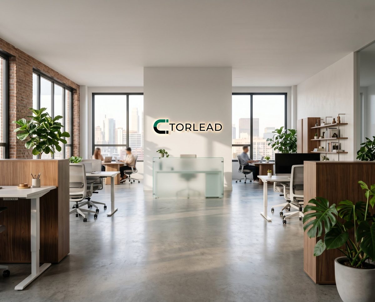 Modern agency office environment at Torlead