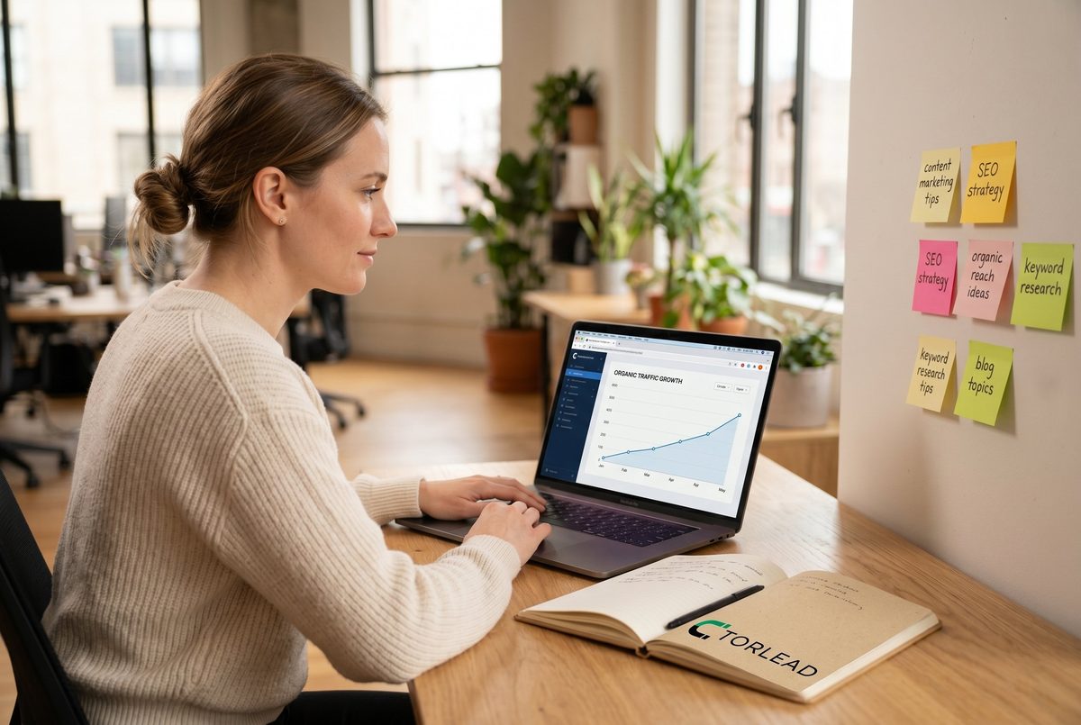 SEO strategy content planning and organic traffic growth